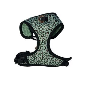 Top Paw Green Animal Print Dog Harness Size X-Small